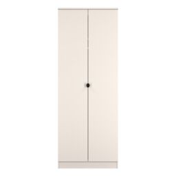 Ready Assembled 2 U Norway Tall 2 Door Robe (Ready Assembled) in Taupe - Size: Large - thumbnail 1