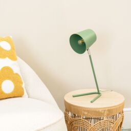 ValueLights Lark Metal Task Reading Compact Desk Table Lamp in Green