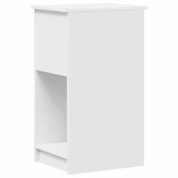 Berkfield Home Durable Computer Tower Stand with Drawer White 35x45x77 cm - Size: 35 x 45 x 77 cm - thumbnail 7