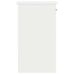 Berkfield Home Durable Computer Tower Stand with Drawer White 35x45x77 cm - Size: 35 x 45 x 77 cm - thumbnail 6