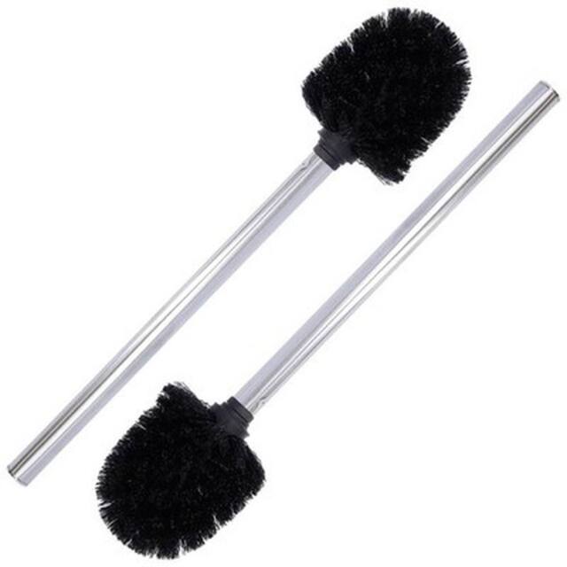 NESTLUNE 2x Stainless Steel Toilet Brush Set Bathroom in Silver - image 1