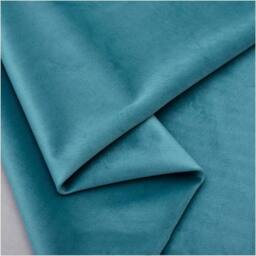 Luxury Living Velvet Thermal Blackout Eyelet Curtains Ready Made Pair in Teal - Size: 168 cm width x 183 cm drop - thumbnail 3