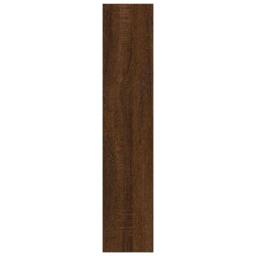 Berkfield Home Wall Shelf Brown Oak 90x16x78 cm Engineered Wood - Size: 90 x 16 x 78 cm - thumbnail 5