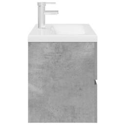 Berkfield Home 2 Piece Bathroom Furniture Set Concrete Grey Engineered Wood - thumbnail 7
