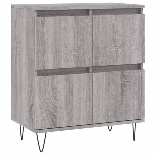 Berkfield Home Sideboard Grey Sonoma 60x35x70 cm Engineered Wood - Size: 60 x 35 x 70 cm - image 1