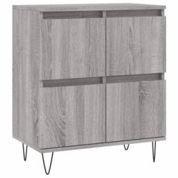 Berkfield Home Sideboard Grey Sonoma 60x35x70 cm Engineered Wood - Size: 60 x 35 x 70 cm - thumbnail 1