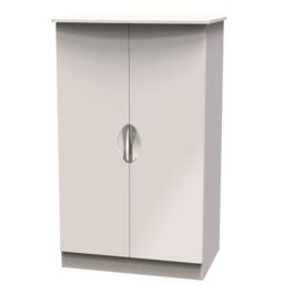Ready Assembled 2 U Holborn 2 Door Midi Wardrobe (Ready Assembled) in Taupe - thumbnail 3