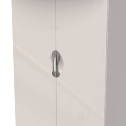 Ready Assembled 2 U Holborn 2 Door Midi Wardrobe (Ready Assembled) in Taupe - thumbnail 4