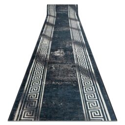 RugsX Anti-Slip Lotus Runner in Grey - Size: 120 cm x 410 cm - thumbnail 1