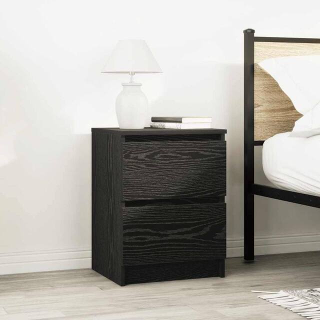 Berkfield Home TV Cabinet Black 40x35x54 cm Engineered Wood - Size: 40 x 35 x 54 cm - image 1