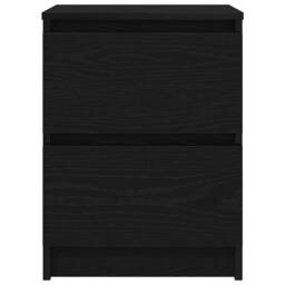 Berkfield Home TV Cabinet Black 40x35x54 cm Engineered Wood - Size: 40 x 35 x 54 cm - thumbnail 6