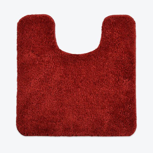 Allure Bath Fashions Luxury Microfibre Pedestal Mat Non-Slip in Burgundy - image 1