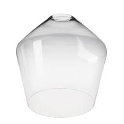 Industville Brooklyn Glass Schoolhouse Flush Mount - 10 Inch - Clear in Metallic Gold - Size: 10 inches - thumbnail 3