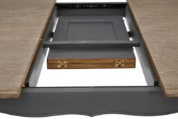 Orsina Exquisite Design Dark Grey Dining Table, Small Dining Table For Dining Room, Unique Modern Table - thumbnail 5