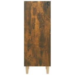 Berkfield Home Sideboard Smoked Oak 34.5x32.5x90 cm Engineered Wood in Brown - thumbnail 6
