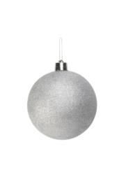 KDMD Silver Glitter Shatterproof Bauble x1 25cm - thumbnail 1