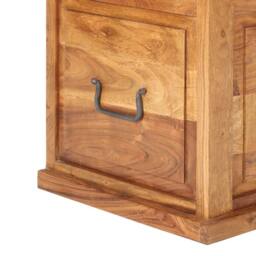 Berkfield Home Beautiful Chest 40x40x40 cm Solid Acacia Wood in Brown - Size: 40 x 40 x 40 cm - thumbnail 8