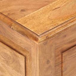 Berkfield Home Beautiful Chest 40x40x40 cm Solid Acacia Wood in Brown - Size: 40 x 40 x 40 cm - thumbnail 7