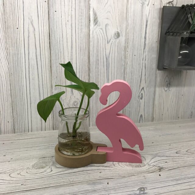 KDMD Hydroponic Home Decor - Pink Flamingo Pot - image 1