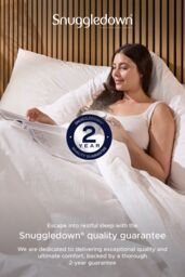 Snuggledown 4 Inch Ultra Soft Extra Deep Hotel Mattress Topper - Plush Support in White - Size: Single - thumbnail 9