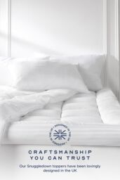 Snuggledown 4 Inch Ultra Soft Extra Deep Hotel Mattress Topper - Plush Support in White - Size: Single - thumbnail 8