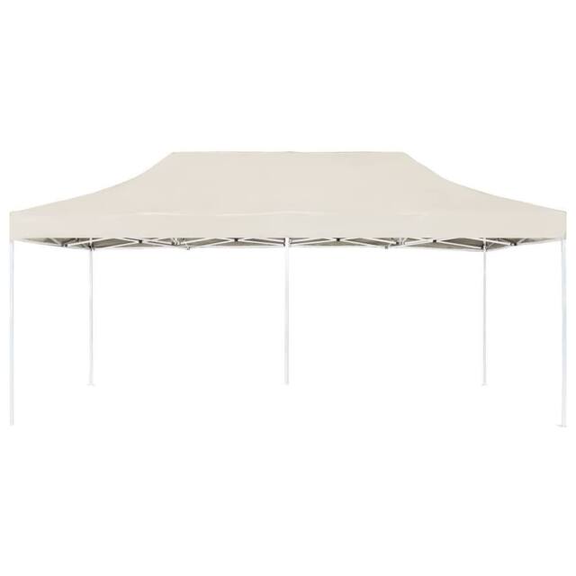 Berkfield Home Professional Folding Party Tent Aluminium 6x3 m Cream in Beige - image 1