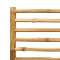 Berkfield Home Folding Garden Chairs 4 pcs 43x54x88 cm Bamboo in Tan - Size: 43 x 54 x 88 cm - thumbnail 9