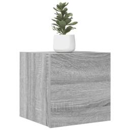 Berkfield Home Wall Mounted TV Cabinet Grey Sonoma 30.5x30x30 cm - thumbnail 2