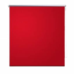 Berkfield Home Roller Blind Blackout 100 x 175 cm Red - thumbnail 2