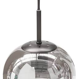 Wyld and Coco 7-Light Pendant Lamp Smoked Glass and Brushed Iron in Silver - thumbnail 6
