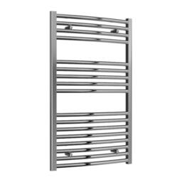 Bathroom Kingdom Diva Chrome Straight Heated Towel Rail 1000x600 in Silver - thumbnail 1