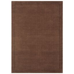 The Rug Shop UK Handmade Luxurious Modern Plain Wool Easy To Clean Area Rug in Chocolate - Size: 160 cm x 230 cm - thumbnail 7