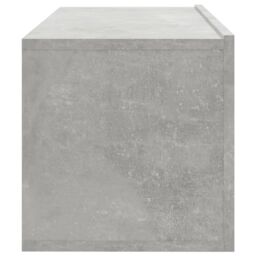 Berkfield Home Wall TV Cabinets 4 pcs Concrete Grey 100x30x30 cm - Size: 100 x 30 x 30 cm - thumbnail 6