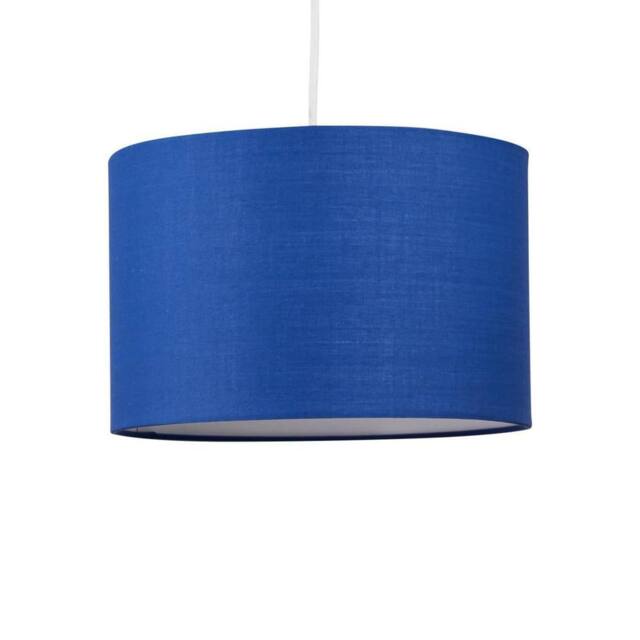 First Choice Lighting Navy Blue 25cm Ceiling Light Shade - image 1
