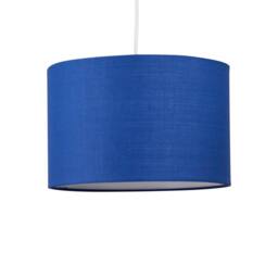 First Choice Lighting Navy Blue 25cm Ceiling Light Shade - thumbnail 1