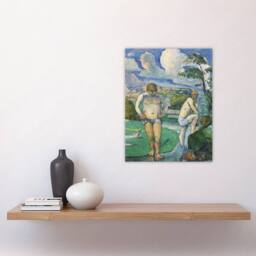"Artery8 Bathers at Rest Oil Painting Paul Cezanne Wall Art Poster Print - Size: W18"" x H24""" - thumbnail 4