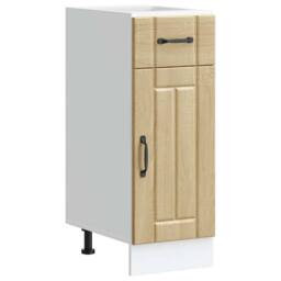 Berkfield Home Kitchen Base Cabinet Lucca Sonoma Oak Engineered Wood in Light Brown - thumbnail 2