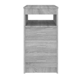 Berkfield Home Drawer Cabinet Grey Sonoma 40x50x76 cm Engineered Wood - Size: 40 x 50 x 76 cm - thumbnail 5