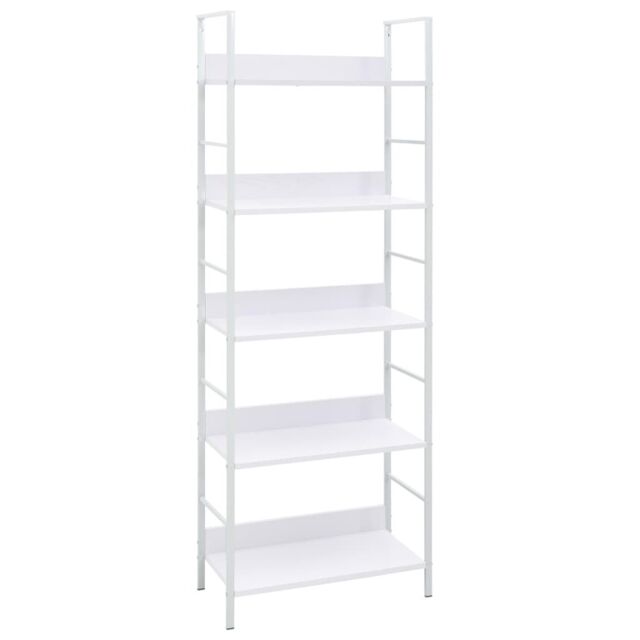 Berkfield Home 5-Layer Book Shelf White 60x27.6x158.5 cm Engineered Wood - image 1
