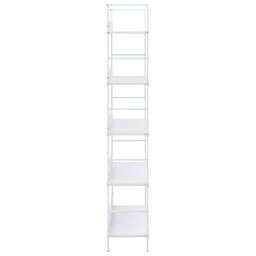 Berkfield Home 5-Layer Book Shelf White 60x27.6x158.5 cm Engineered Wood - thumbnail 4