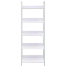 Berkfield Home 5-Layer Book Shelf White 60x27.6x158.5 cm Engineered Wood - thumbnail 3