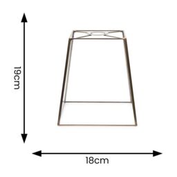 ValueLights Susie Glass Pendant Lantern Case Easy Fit Lamp Shade in Gold - thumbnail 7