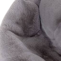 icon Kids Kingston Faux Fur Classic Bean Bag in Light Grey - Size: Medium - thumbnail 5