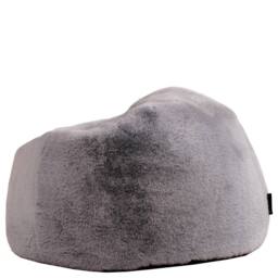 icon Kids Kingston Faux Fur Classic Bean Bag in Light Grey - Size: Medium - thumbnail 4