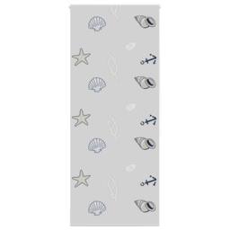 Berkfield Home Shower Roller Blind 110x240 cm Fabric Width 106 cm in Grey - thumbnail 2