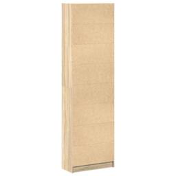 Berkfield Home Wardrobe Sonoma Oak 55x25x189 cm Engineered Wood in Light Tan - Size: 55 x 25 x 189 cm - thumbnail 8