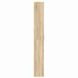 Berkfield Home Wardrobe Sonoma Oak 55x25x189 cm Engineered Wood in Light Tan - Size: 55 x 25 x 189 cm - thumbnail 7