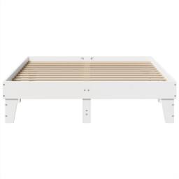 Berkfield Home Bed Frame without Mattress White 140x200 cm Solid Wood Pine - thumbnail 4