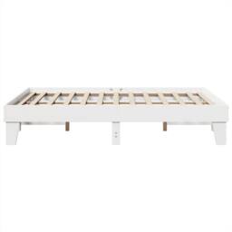 Berkfield Home Bed Frame without Mattress White 140x200 cm Solid Wood Pine - thumbnail 5