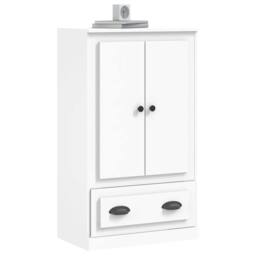 Berkfield Home Highboard White 60x35.5x103.5 cm Engineered Wood - thumbnail 4